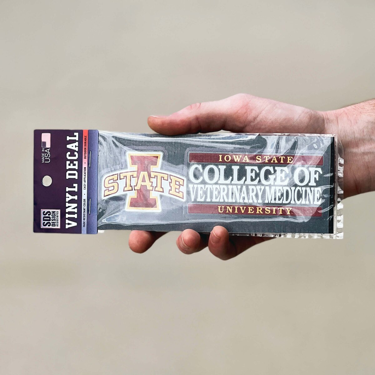 I-State College of Veterinary Medicine Vinyl Decal (6"X2")
